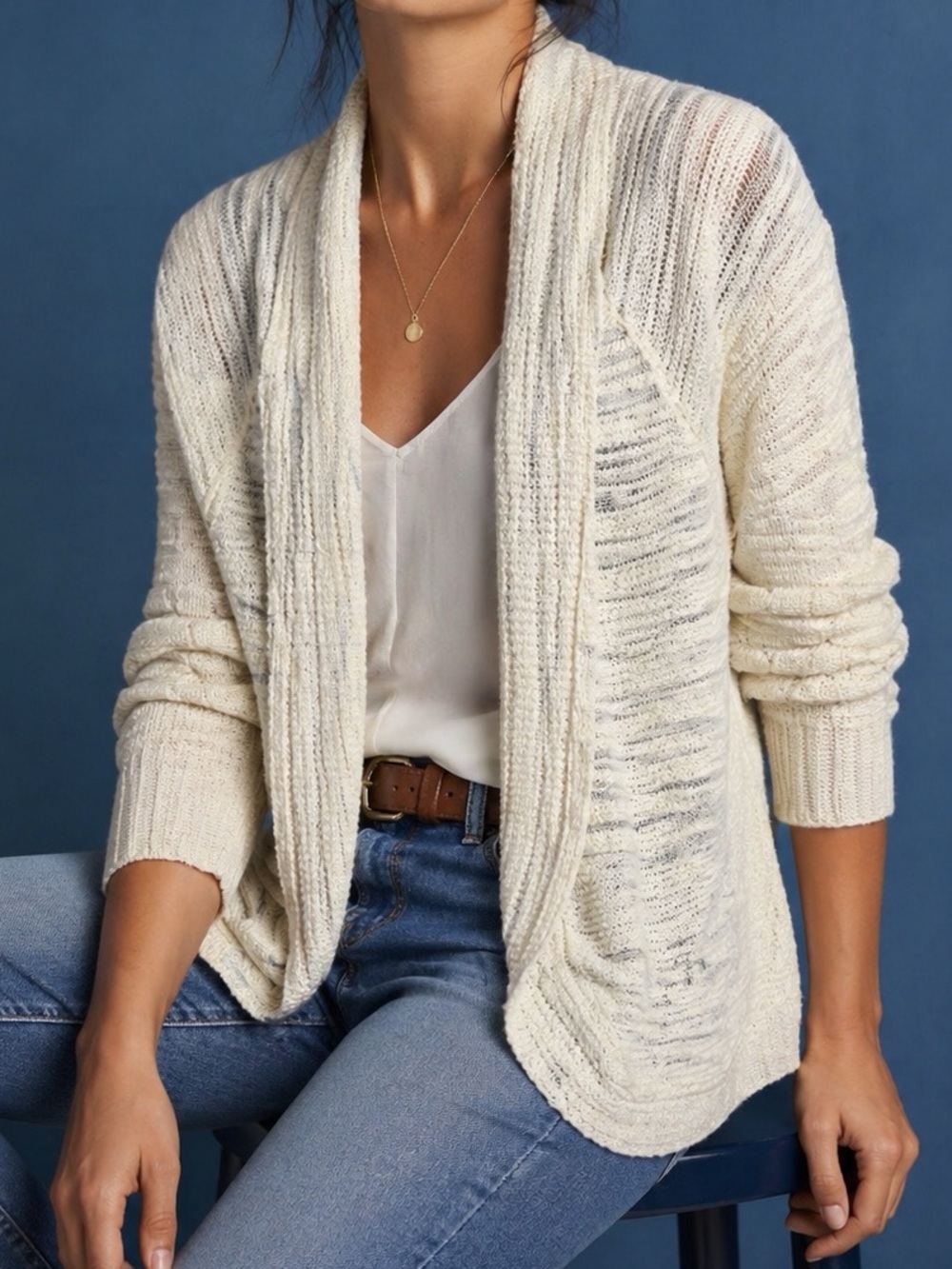 Sun & Shadow Wool Blend Cardigan